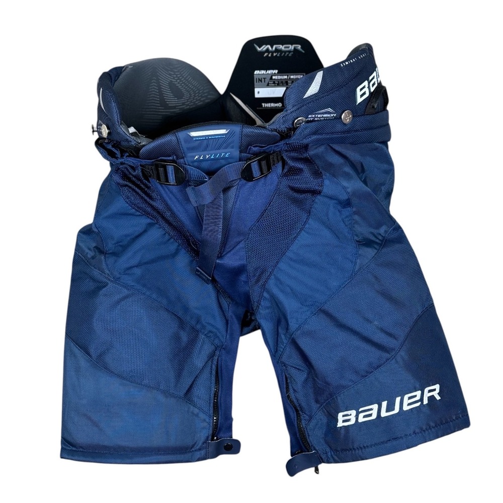 Bauer FLYLITE Vapor Intermediate Ice Hockey Pant Navy Blue Medium Shorts